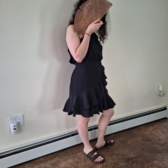 1 shoulder crepe dress - Picture 5 of 13